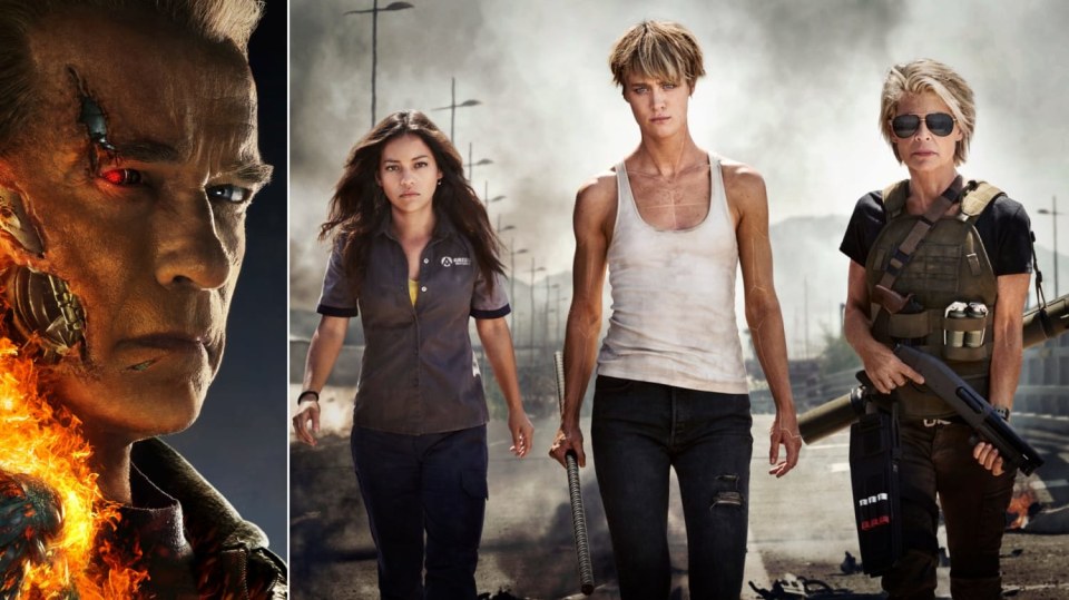 Natalia Reyes, Mackenzie Davis a Linda Hamilton v novém Terminátorovi